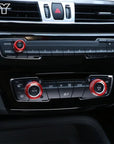 Volume Audio Air Conditioning Knob Decorative Ring Cover Trim For BMW 