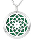 Stainless Steel Aromatherapy Locket Necklaces Gift 