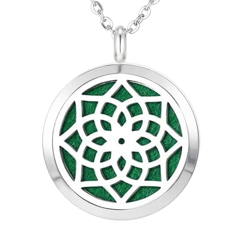 Stainless Steel Aromatherapy Locket Necklaces Gift 