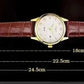 slim profile unisex timepiece | stainless steel case construction | business casual accessory | ultrasonic cleaning