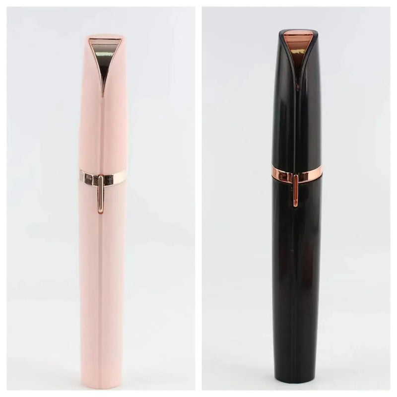 painless facial hair remover | 18k gold plated trimmer | waterproof electric eyebrow shaper | energy saving