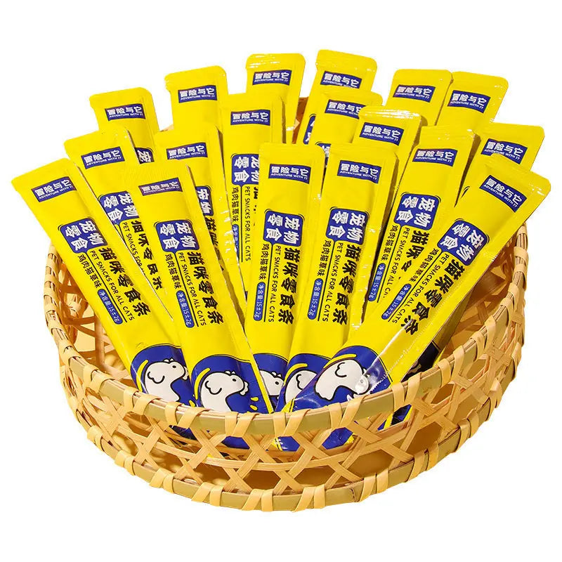 Cat Snack Wet Food Grass Chicken Strip Meifu Market