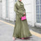 modest lace abaya | pleated kaftan dress | long sleeve prayer dress | energy saving