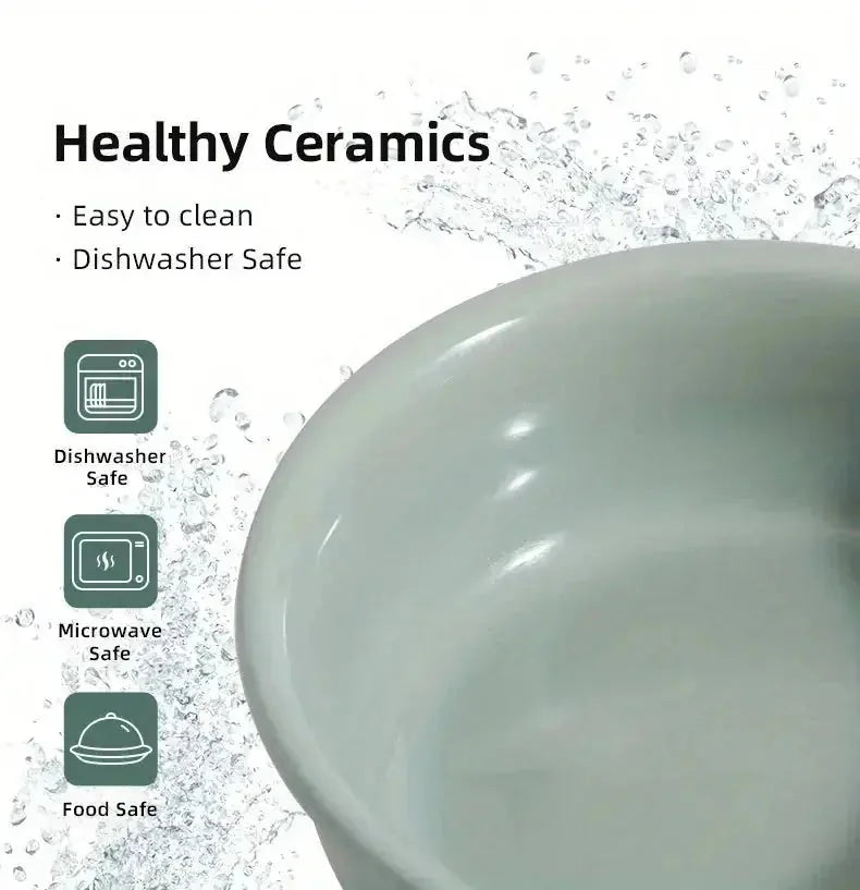 adjustable height pet bowl | ceramic cat food bowl set | elevated wooden pet feeder | ultrasonic cleaning