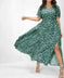 bohemian floral dress | tight waist dress | european style dress | ultrasonic cleaning