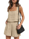 womens 2 piece suit set | square neck top and shorts set | summer lounge outfits | energy saving