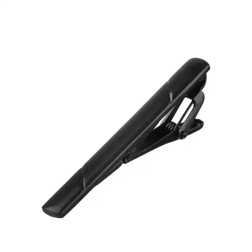 stainless-steel tie clip | gold metal tie bar | crystal tie pin for men | ultrasonic cleaning