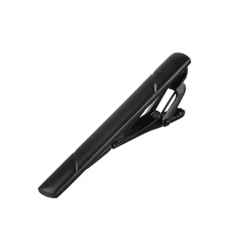 stainless-steel tie clip | gold metal tie bar | crystal tie pin for men | energy saving