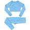 Seamless Knitted Dot Yoga Suit For Women Meifu Market