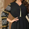 super long sleeve kaftan | embroidered arabic dress | lightweight cotton fabric | energy saving