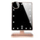 touch screen makeup mirror | 20 led lights adjustable brightness | 10x magnification mirror | ultrasonic cleaning