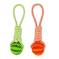 Dog Toys Treat Balls Interactive Hemp Rope Rubber Leaking Balls For Small Dogs Chewing Bite Resistant Toys Pet Tooth Cleaning Bite Resistant Toy Ball For Pet Dogs Puppy Meifu Market