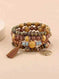 elastic bangle bracelet set | wooden beads jewelry | adjustable tree of life bracelet | energy saving