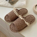 Home Style Vintage Floral One Word Four Seasons Universal Cotton Slippers Female Meifu Market
