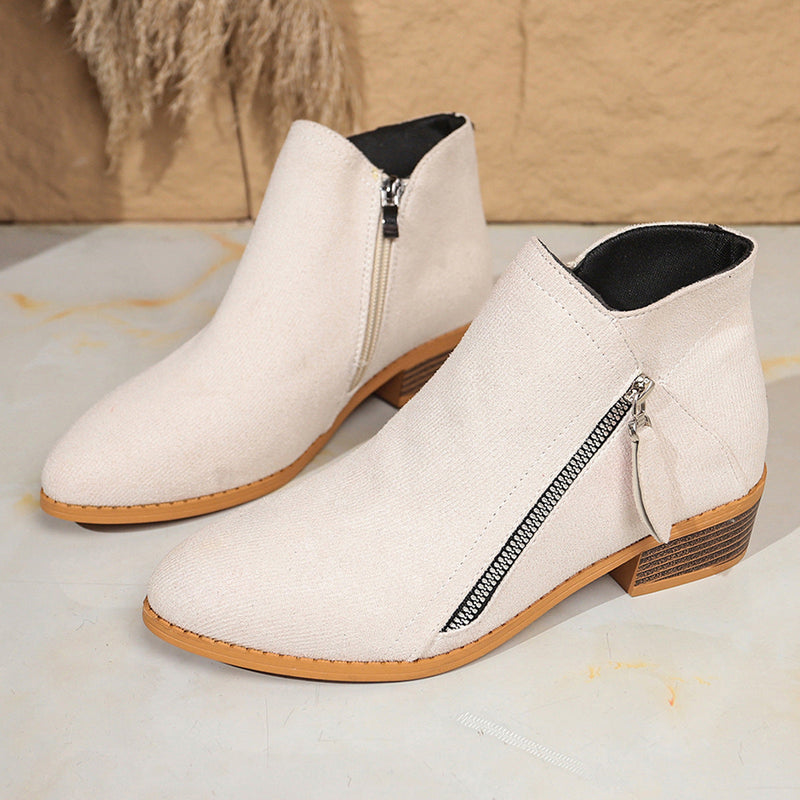 Suede European And American Style Women's Ankle Boots Meifu Market