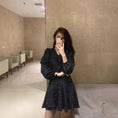 Women's Black Temperament Midi Dress Meifu Market
