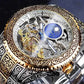 skeleton tourbillon movement | sapphire crystal glass | business casual timepiece | energy saving