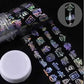 nail art stickers waterproof | gel nail wraps long lasting | salon quality nail decals | energy saving