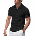 moisture-wicking fabric | breathable polo shirt | loose fit mens shirt | ultrasonic cleaning