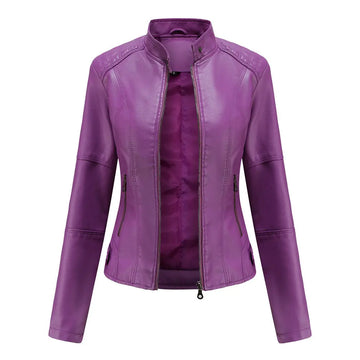 European And American Women's Leather Jackets Meifu Market