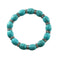 elastic turquoise bracelet | adjustable boho bangle | vintage tribal jewelry | ultrasonic cleaning