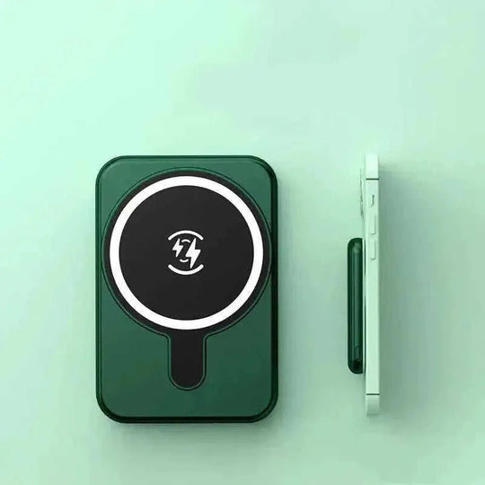 magnetic wireless power bank | 5000mah portable charger | fast charging power bank | energy saving