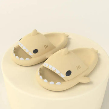 Adult's Slippers Indoor Outdoor Funny Shark Cartoon meifu market