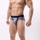 Men's Double-Layer Mesh Briefs Breathable Color Block Underwear Meifu Market