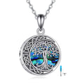 sterling silver cremation jewelry | tree of life urn necklace | celtic knot memory jewelry | ultrasonic cleaning