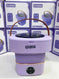 Portable Folding Small Underwear Socks Portable Washing Machine Purple - scale comparison view