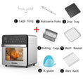 stainless steel air fryer oven | double heating technology | large capacity family oven | ultrasonic cleaning