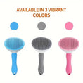 floating hair removal brush | pet hair removal tool | stainless steel bristles | energy saving