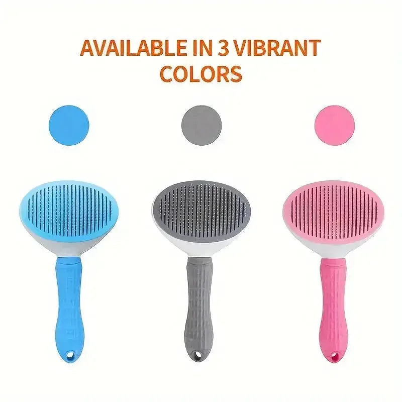 floating hair removal brush | pet hair removal tool | stainless steel bristles | energy saving
