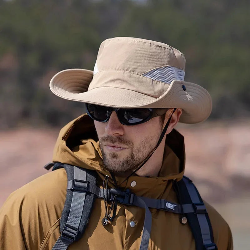upf 50 sun hat | wide brim bucket hat | breathable fishing hat | ultrasonic cleaning