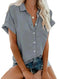 polyester v-neck shirt | white work shirt with pockets | durable polyester fabric | ultrasonic cleaning