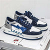 Distressed Graffiti Skateboard Shoes Men's Sneakers 