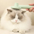 pet grooming brush stainless steel | dematting comb for dogs | cat grooming brush with steel teeth | ultrasonic cleaning