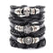 genuine leather bracelet | adjustable woven bracelet | multi-layer charm bracelet | ultrasonic cleaning