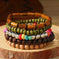 genuine leather bracelet | adjustable bangle size | feather charm jewelry | energy saving