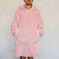 fleece-lined pullover | double layer composite fabric | thick flannel home wear | energy saving
