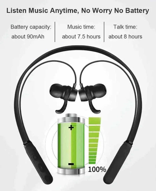 magnetic wireless headphones | bluetooth 53 technology | over-ear noise isolation | ultrasonic cleaning
