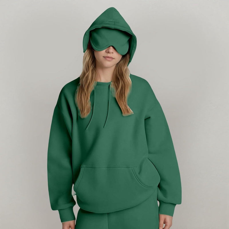 Women's Fashion Solid Color Hooded Top Meifu Market