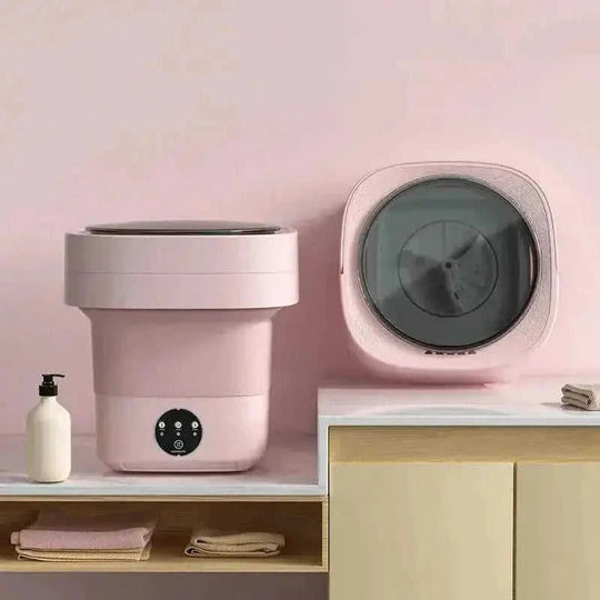 mini portable washing machine | foldable washing machine | compact laundry appliance | energy saving