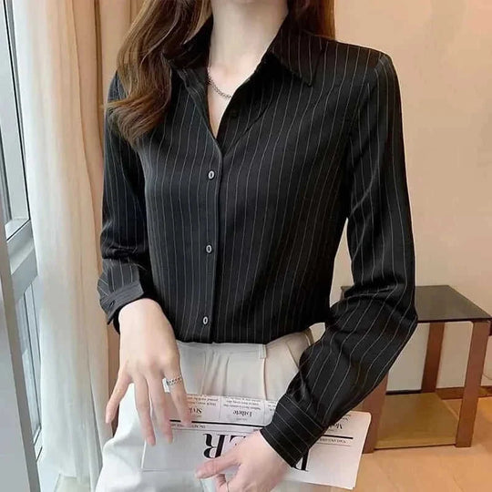 vintage satin button down shirt | oversized checkered blouse | lightweight satin shirt | energy saving