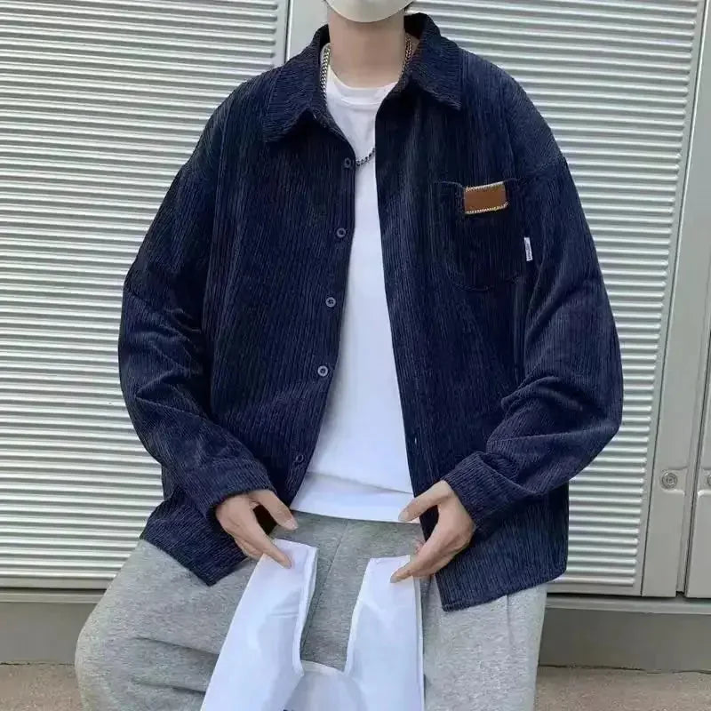 heavyweight corduroy shirt | relaxed fit mens shirt | vintage style shirt | ultrasonic cleaning