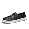 Fashion Retro Men's British Style Low-top Slip-on Small Leather Shoes Meifu Market