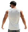 quick-dry fabric workout vest | breathable sleeveless training top | mens striped running tank top | ultrasonic cleaning