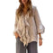 Fashion V-neck Ruffled Sleeve Ruffled Loose Casual Meifu Market
