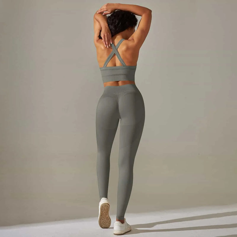 seamless sports pants | high-waisted yoga pants | breathable workout leggings | ultrasonic cleaning
