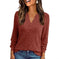 brushed cotton fabric | v-neck t-shirt | striped long sleeve top | ultrasonic cleaning